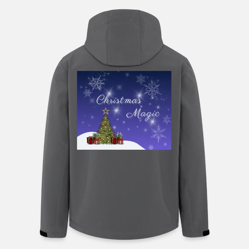 Christmas Magic – Zauberhafte Weihnachtszeit - Recycelte Männer Softshell-Jacke von Stanley/Stella - Anthrazit
