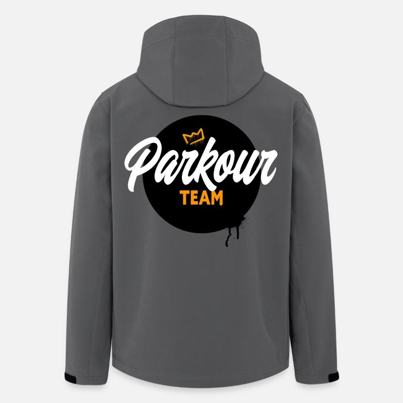 Parkour - Recycelte Männer Softshell-Jacke von Stanley/Stella - Anthrazit