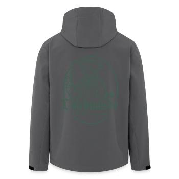 L’alchimiste - Veste softshell homme en polyester recyclé Stanley/Stella - charbon - Dos - AI Model Male 185 light (185cm)