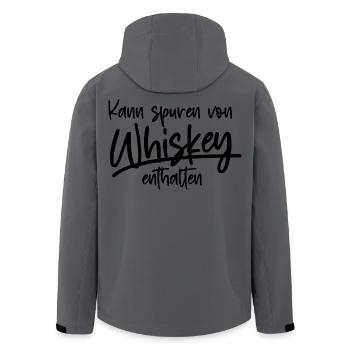 whisky - Veste softshell homme en polyester recyclé Stanley/Stella - charbon - Dos - AI Model Male 185 light (185cm)