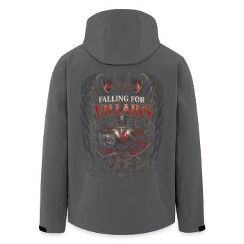 Dark Romance Booktok In Love With The Villain - Recycelte Männer Softshell-Jacke von Stanley/Stella - Anthrazit - Hinten - AI Model Male 185 light (185cm)