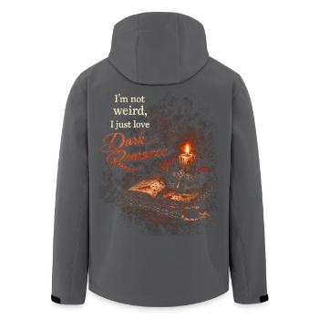 Dark Romance I'm Not Weird Just Love Dark Romance - Recycelte Männer Softshell-Jacke von Stanley/Stella - Anthrazit - Hinten - AI Model Male 185 light (185cm)