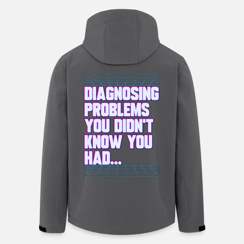 Nurse Practitioner Diagnosing Problems Nursing - Recycelte Männer Softshell-Jacke von Stanley/Stella - Anthrazit