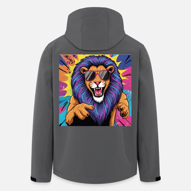 Frankensteen: The Chill King - Pop Art - Recycelte Männer Softshell-Jacke von Stanley/Stella - Anthrazit