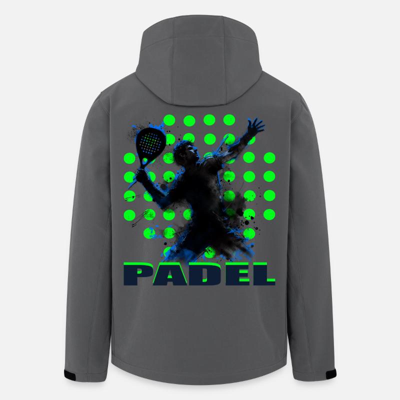 Padel - Recycelte Männer Softshell-Jacke von Stanley/Stella - Anthrazit