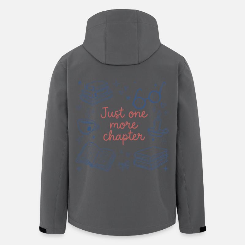 Nur noch ein Kapitel – Buchlesung - Recycelte Männer Softshell-Jacke von Stanley/Stella - Anthrazit