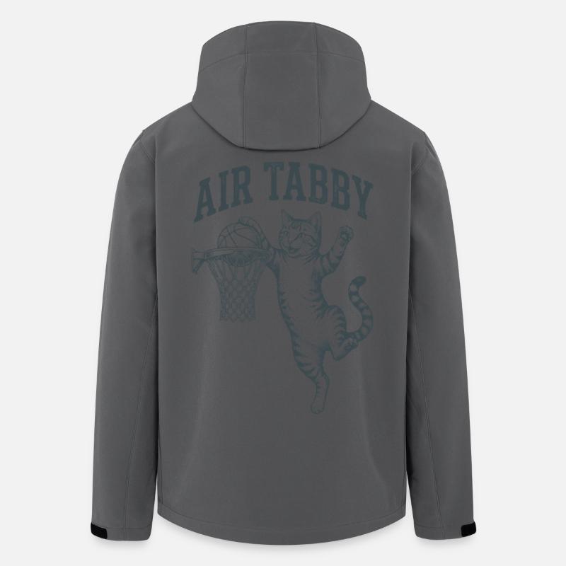 Air Tabby Dunk Cat - Recycelte Männer Softshell-Jacke von Stanley/Stella - Anthrazit
