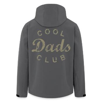 Cool Dads Club Papa Vatertag Geschenk - Recycelte Männer Softshell-Jacke von Stanley/Stella - Anthrazit - Hinten - AI Model Male 185 light (185cm)