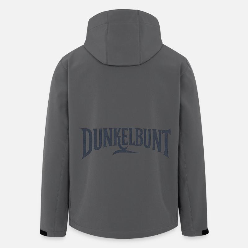 Dunkelbunt Black Edition - Recycelte Männer Softshell-Jacke von Stanley/Stella - Anthrazit