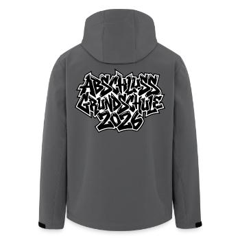 Abschluss 2026 Grundschule Graffiti - Recycelte Männer Softshell-Jacke von Stanley/Stella - Anthrazit - Hinten - AI Model Male 185 light (185cm)