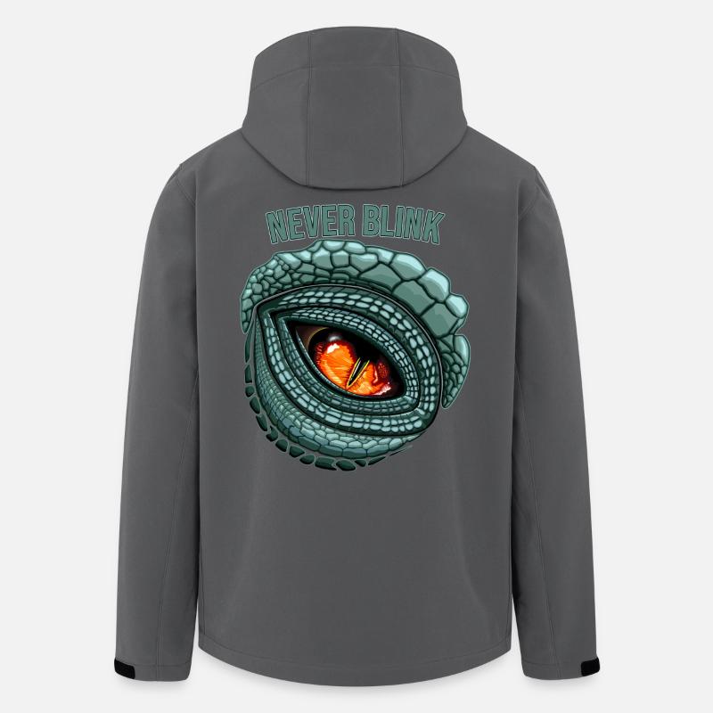 Primal Predator Eye - NEVER BLINK - Men’s Recycled Softshell Jacket by Stanley/Stella - anthracite