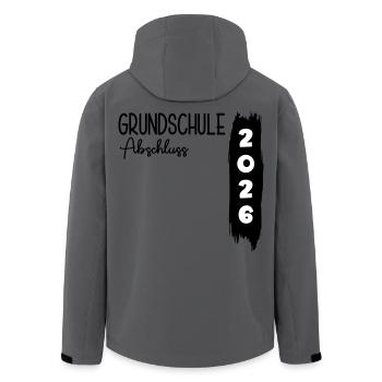 Grundschule Abschluss 2026 - Recycelte Männer Softshell-Jacke von Stanley/Stella - Anthrazit - Hinten - AI Model Male 185 light (185cm)