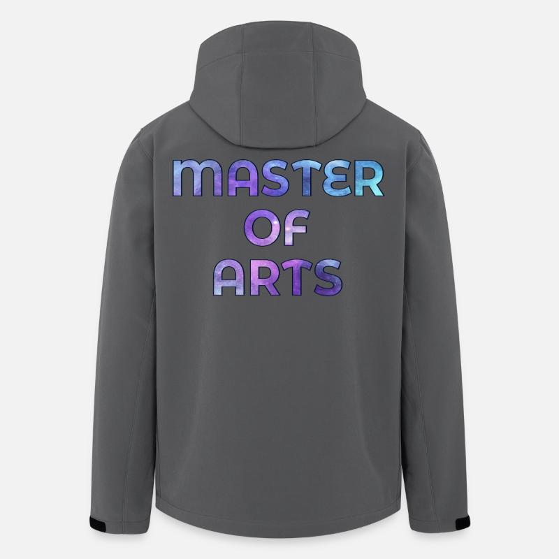 Abschluss Studium Master of Arts - Recycelte Männer Softshell-Jacke von Stanley/Stella - Anthrazit