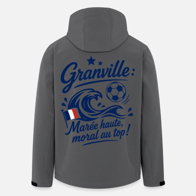 Granville Marée Foot - Recycelte Männer Softshell-Jacke von Stanley/Stella - Anthrazit