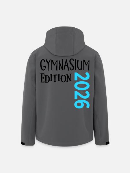 Gymnasium 2026 - Men’s Recycled Softshell Jacket by Stanley/Stella - anthracite