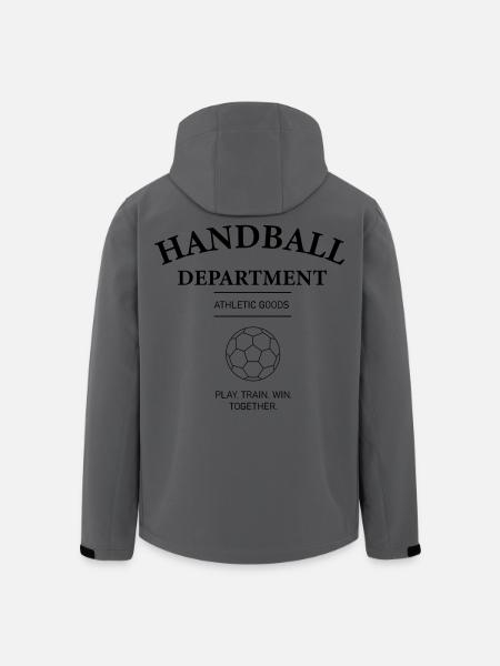 Handball Department - Men’s Recycled Softshell Jacket by Stanley/Stella - anthracite
