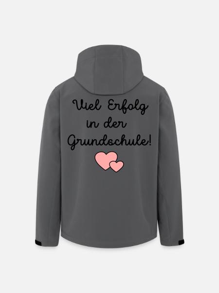 Einschulung Grundschule Schulkind - Recycelte Männer Softshell-Jacke von Stanley/Stella - Anthrazit