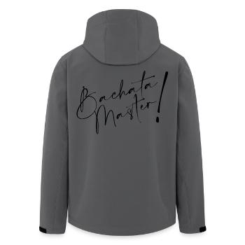 Bachata - Men’s Recycled Softshell Jacket by Stanley/Stella - anthracite - Back - AI Model Male 185 light (185cm)