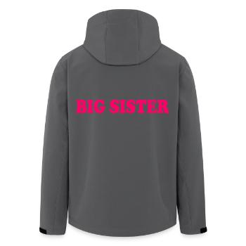 Big sister - Recycelte Männer Softshell-Jacke von Stanley/Stella - Anthrazit - Hinten - AI Model Male 185 light (185cm)