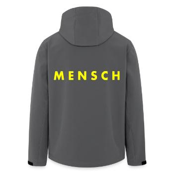Mensch - Recycelte Männer Softshell-Jacke von Stanley/Stella - Anthrazit - Hinten - AI Model Male 185 light (185cm)