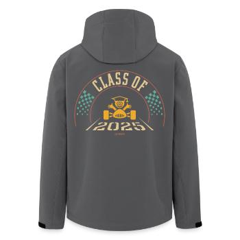 Class Of 2025 (Abschlussklasse Zieleinfahrt / 4C) - Recycelte Männer Softshell-Jacke von Stanley/Stella - Anthrazit - Hinten - AI Model Male 185 light (185cm)