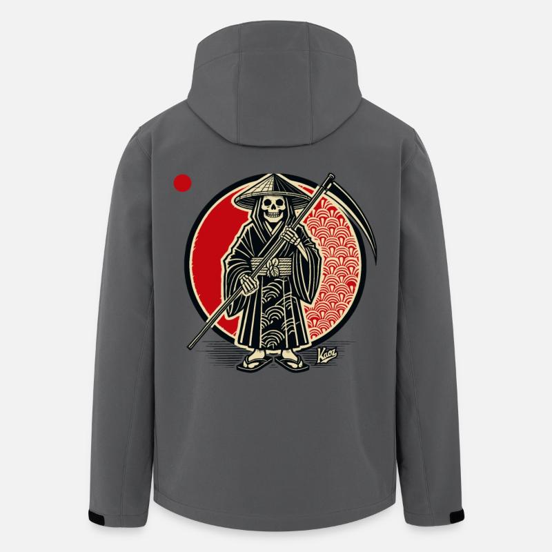 Sensenmann als Reisfarmer - Recycelte Männer Softshell-Jacke von Stanley/Stella - Anthrazit