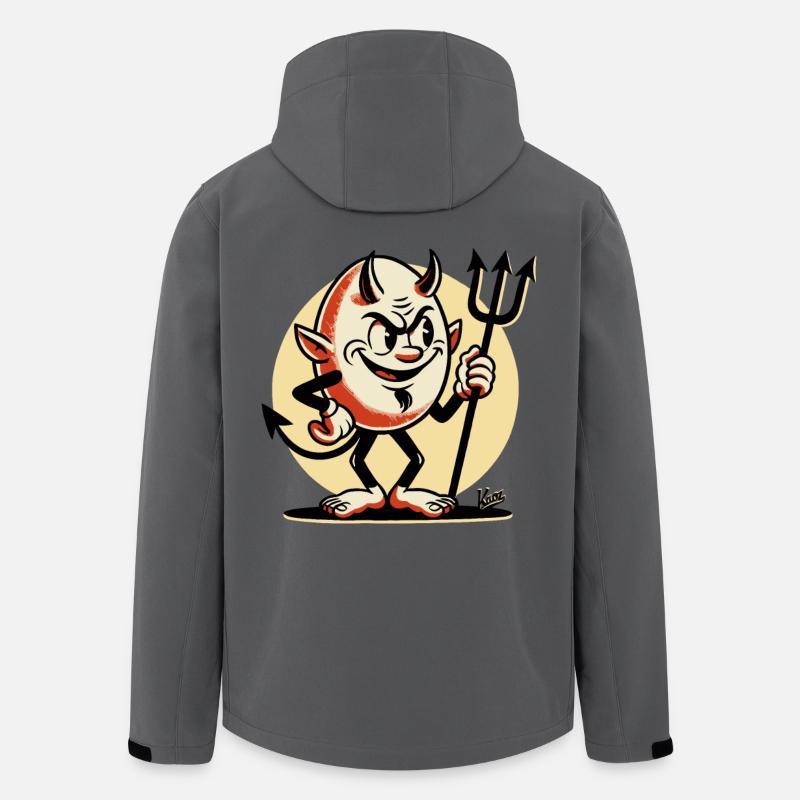 The Evil Egg Devil - Men’s Recycled Softshell Jacket by Stanley/Stella - anthracite