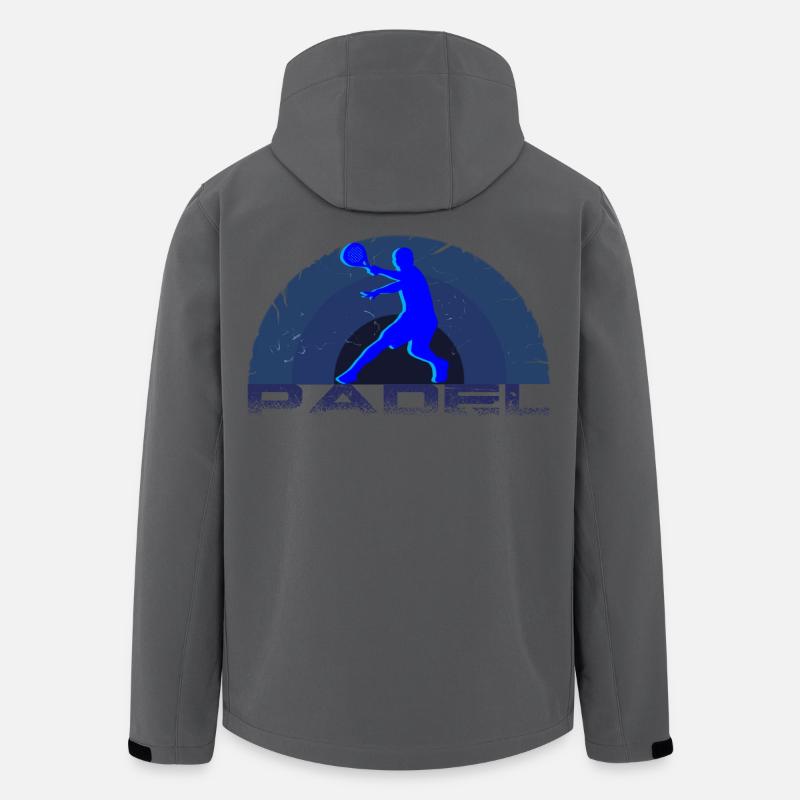 Padel - Recycelte Männer Softshell-Jacke von Stanley/Stella - Anthrazit