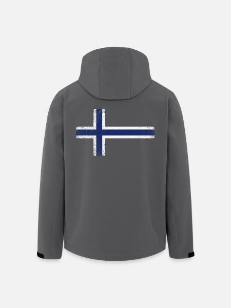 Norway - Norge - Norwegen - Flagge - Skandinavien - Recycelte Männer Softshell-Jacke von Stanley/Stella - Anthrazit
