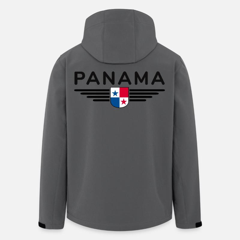 Panama T-Shirt Design - Recycelte Männer Softshell-Jacke von Stanley/Stella - Anthrazit