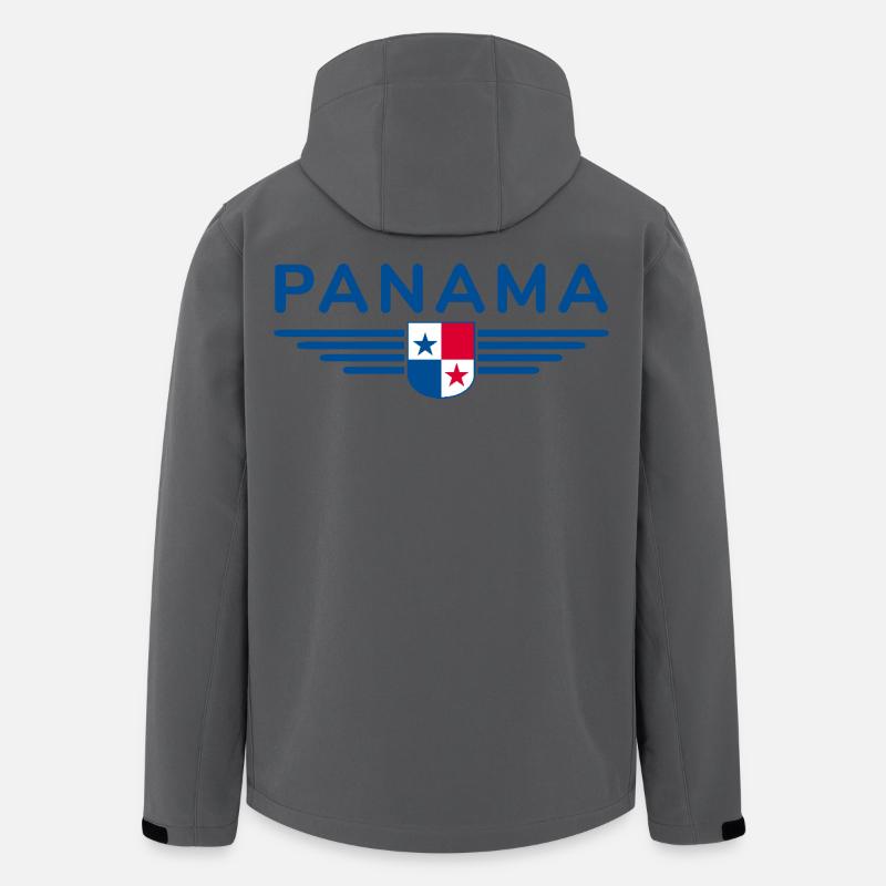 Panama T-Shirt Design - Recycelte Männer Softshell-Jacke von Stanley/Stella - Anthrazit