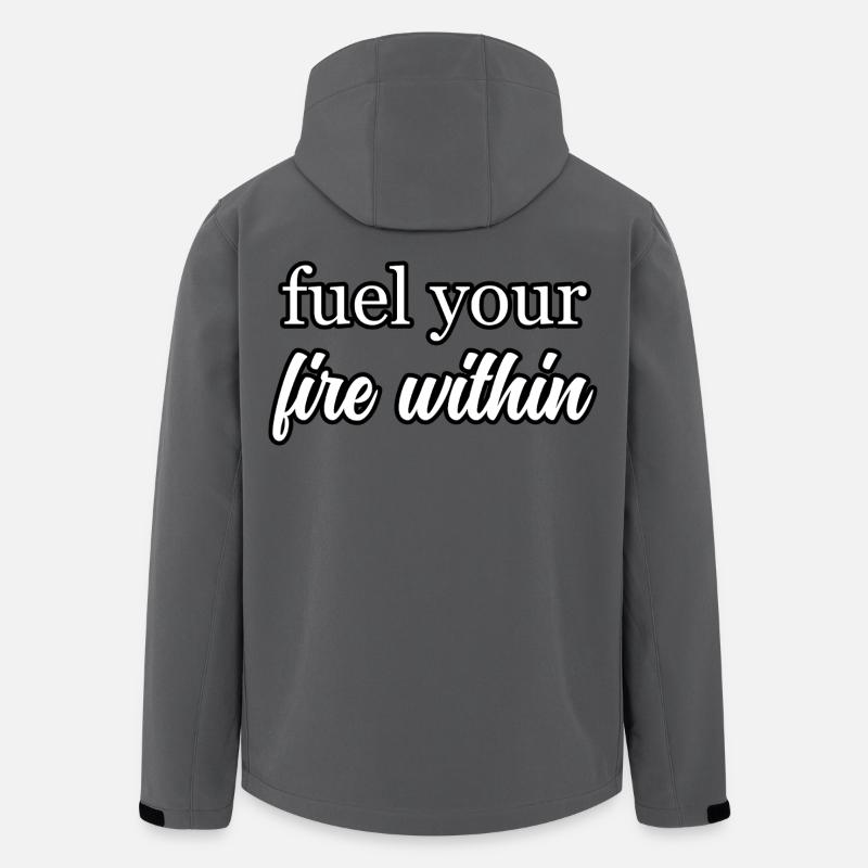 Hustle & Flow Erfolg Mindset Inspiration - Recycelte Männer Softshell-Jacke von Stanley/Stella - Anthrazit