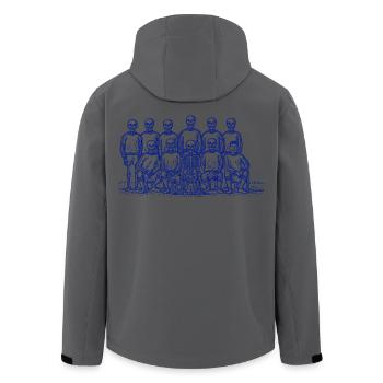 Football Friends UNTOT EDITION - Veste softshell homme en polyester recyclé Stanley/Stella - charbon - Dos - AI Model Male 185 light (185cm)
