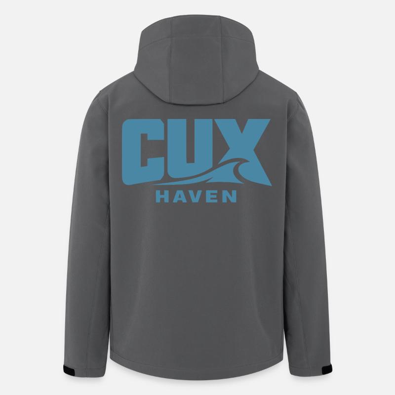 Cux Haven Coastal Wave for Cuxhaven Fans - Men’s Recycled Softshell Jacket by Stanley/Stella - anthracite