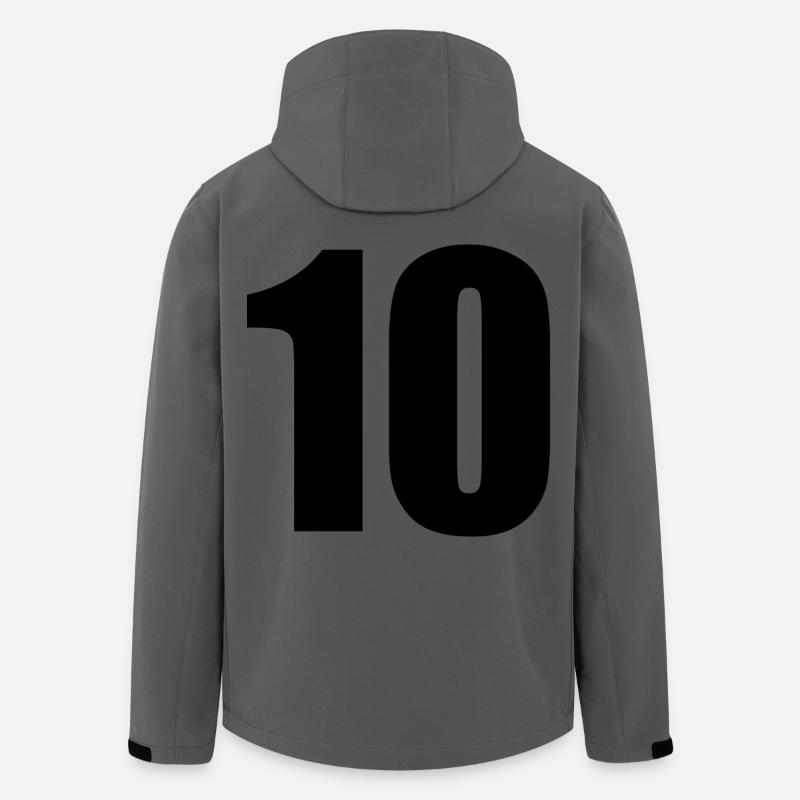 10 - Recycelte Männer Softshell-Jacke von Stanley/Stella - Anthrazit