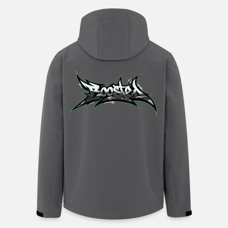 JDM Turbo Boosted Car Tuning Szene - Recycelte Männer Softshell-Jacke von Stanley/Stella - Anthrazit