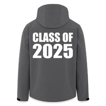 Class of 2025 - Recycelte Männer Softshell-Jacke von Stanley/Stella - Anthrazit - Hinten - AI Model Male 185 light (185cm)