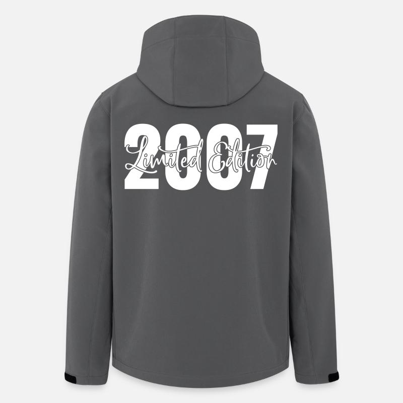 Limited Edition 2007 - Recycelte Männer Softshell-Jacke von Stanley/Stella - Anthrazit