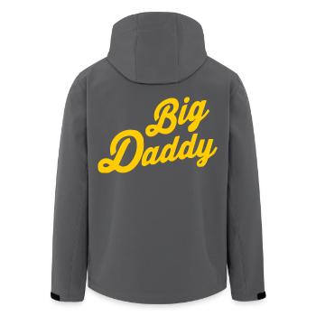 Big daddy - Recycelte Männer Softshell-Jacke von Stanley/Stella - Anthrazit - Hinten - AI Model Male 185 light (185cm)