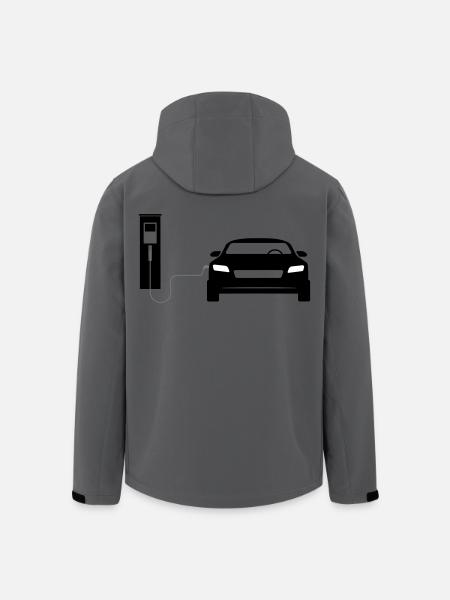 Charging station - Men’s Recycled Softshell Jacket by Stanley/Stella - anthracite