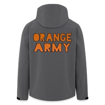 La légion orange pour les vrais fans des Pays-Bas * - Veste softshell homme en polyester recyclé Stanley/Stella - charbon - Dos - AI Model Male 185 light (185cm)