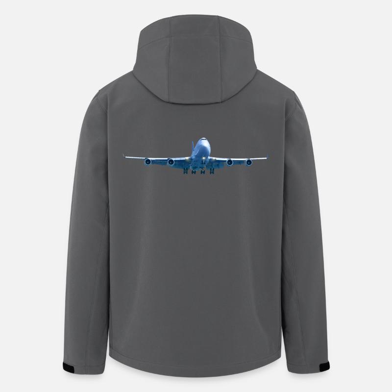 B747 - Recycelte Männer Softshell-Jacke von Stanley/Stella - Anthrazit