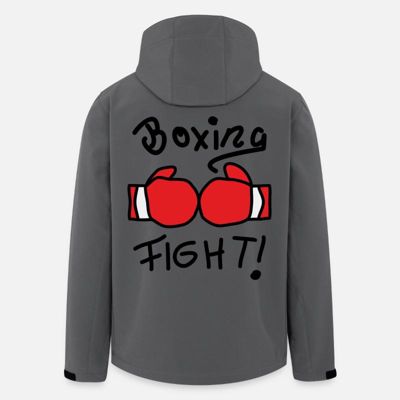 Kraft und Disziplin Boxhandschuhe - Recycelte Männer Softshell-Jacke von Stanley/Stella - Anthrazit