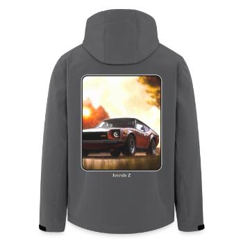 japanisches Auto - der Joyride Z - JDM - Recycelte Männer Softshell-Jacke von Stanley/Stella - Anthrazit - Hinten - AI Model Male 185 light (185cm)