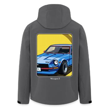 japanisches Auto - der Wangan Z - JDM - Recycelte Männer Softshell-Jacke von Stanley/Stella - Anthrazit - Hinten - AI Model Male 185 light (185cm)