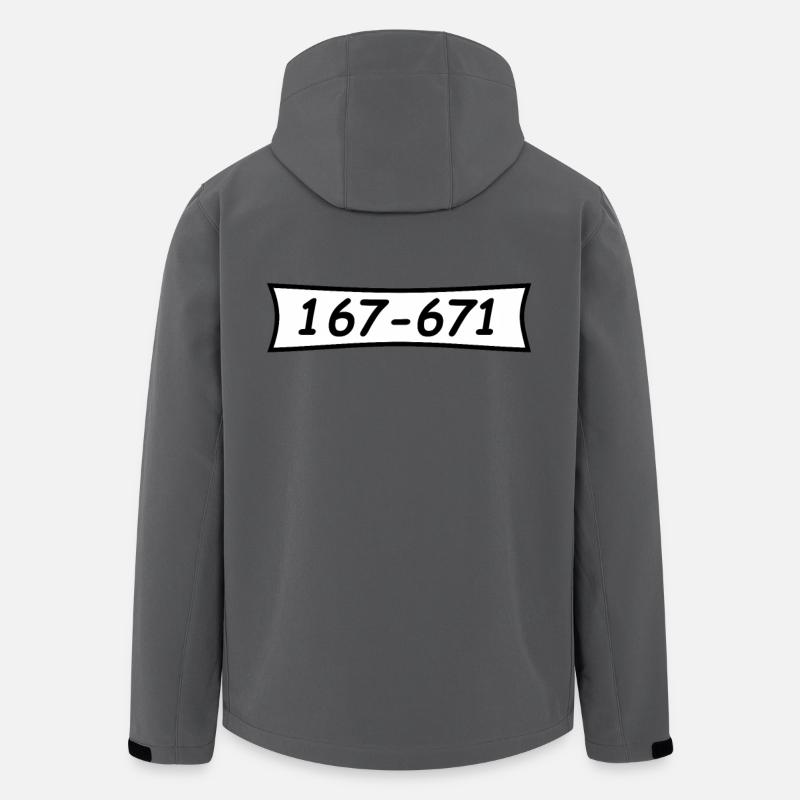 Panzerknacker Nummer 167 671 - Recycelte Männer Softshell-Jacke von Stanley/Stella - Anthrazit