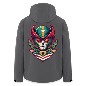 Luchador: Der mexikanische Wrestling Superheld - Recycelte Männer Softshell-Jacke von Stanley/Stella - Anthrazit - Hinten - AI Model Male 185 light (185cm)