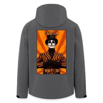 D'Humour: Französisches Meme - Recycelte Männer Softshell-Jacke von Stanley/Stella - Anthrazit - Hinten - AI Model Male 185 light (185cm)