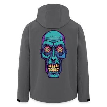 Monster Zombie - Recycelte Männer Softshell-Jacke von Stanley/Stella - Anthrazit - Hinten - AI Model Male 185 light (185cm)