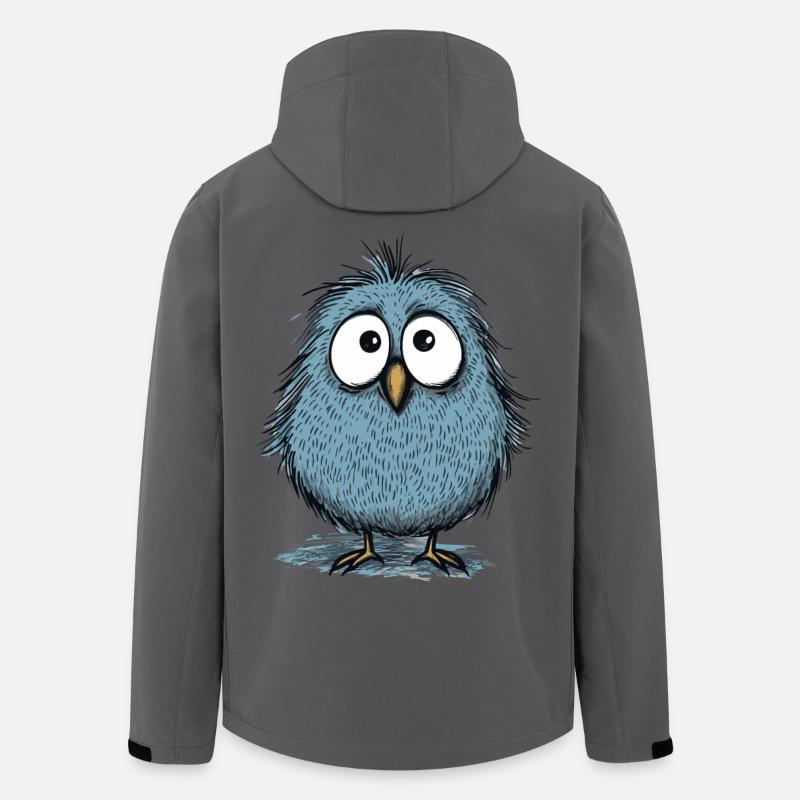 ein süßer lustiger Vogel - Recycelte Männer Softshell-Jacke von Stanley/Stella - Anthrazit